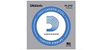 DADDARIO PL010 Single Plain Steel 010