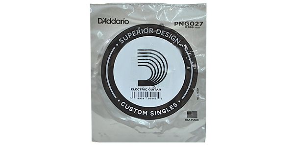 DADDARIO/PNG027 Single XL Pure Nickel Wound 027