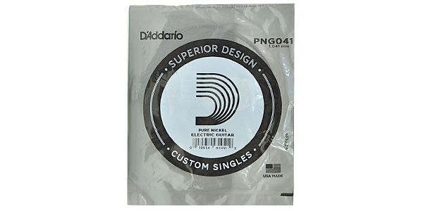 DADDARIO/PNG041 Single XL Pure Nickel Wound 041