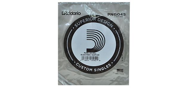 DADDARIO/PNG045 Single XL Pure Nickel Wound 045