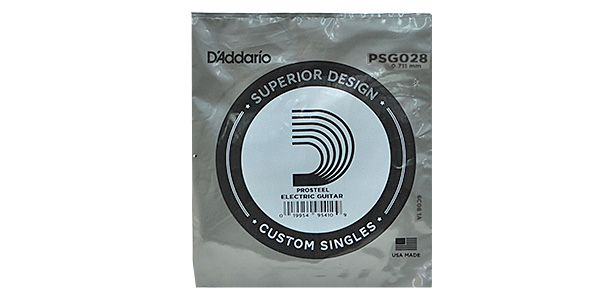 DADDARIO/PSG028 Single XL ProSteels Wound 028