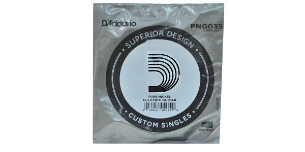 DADDARIO/PNG035 Single XL Pure Nickel Wound 035