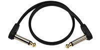 DADDARIO PW-FPRR-01 Flat Patch Cables, Right-Angle, 1ft