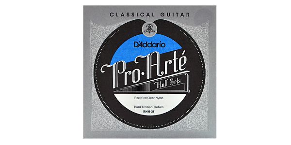 DADDARIO/RNH-3T Pro-Arte Rectified Clear Nylon Treble Half Sets Hard