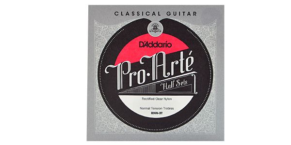 DADDARIO/RNN-3T Pro-Arte Rectified Clear Nylon Treble Half Sets Norma