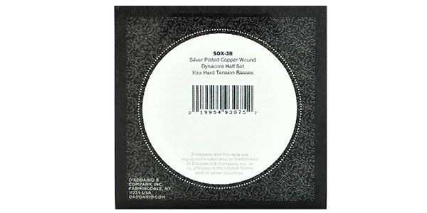 DADDARIO / SDX-3B Half Set Pro-Arte Dynacore Silver Plated Copper Ex 画像2