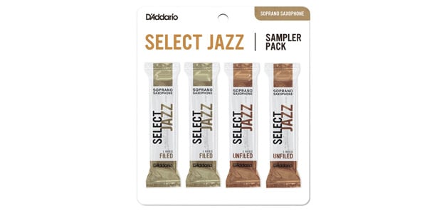 D'Addario Woodwinds/DSJ-I2M ソプラノサックス セレクトジャズ サンプラーパック