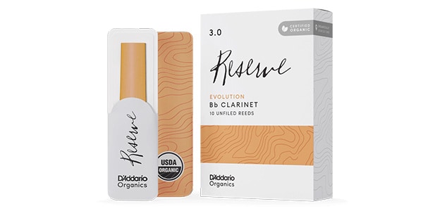 D'Addario Woodwinds / Bbクラリネットリード オーガニック ﾚｾﾞﾙｳﾞ ｴｳﾞｫﾘｭｰｼｮﾝ 3.0