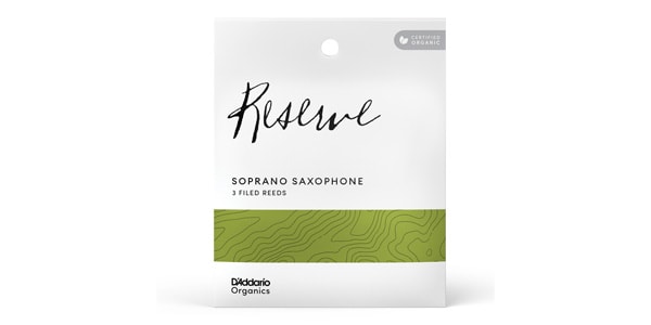 D&#39;Addario Woodwinds ( ダダリオウッドウインズ )  / ソプラノサックスリード オーガニック レゼルヴ 3.0+ 3枚入