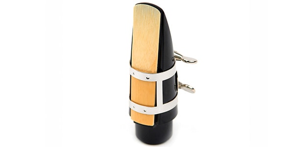 D&#39;Addario Woodwinds / RAS1N alto saxophone ligature Rico nickel with cap画像2