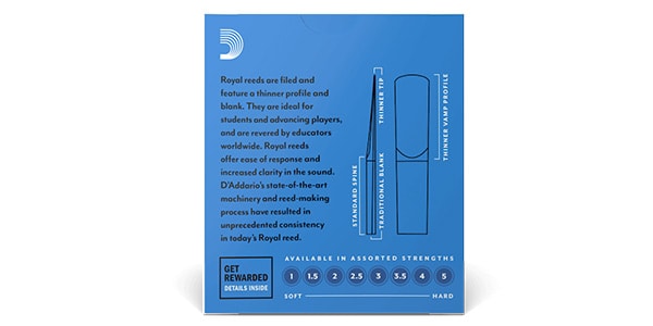 D&#39;Addario Woodwinds / Eb clarinet reed Liko Royal 2.0画像3