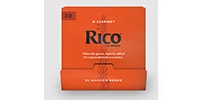 D'Addario Woodwinds / Bb Clarinet Rico 2.0, pack of 25 individually wrapped