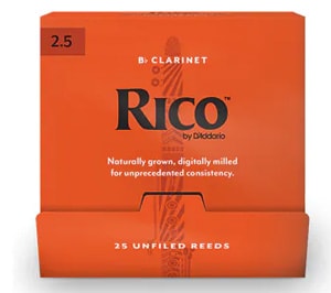 D'Addario Woodwinds / RCA0125-B25 Bb Clarinet Rico 2.5