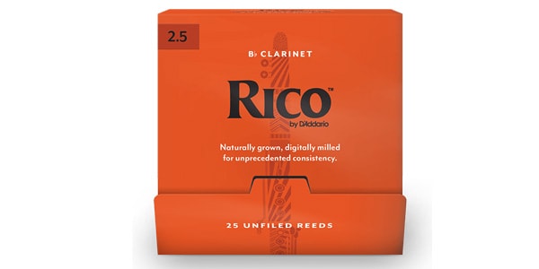 D&#39;Addario Woodwinds / RCA0125-B25 Bb Clarinet Rico 2.5