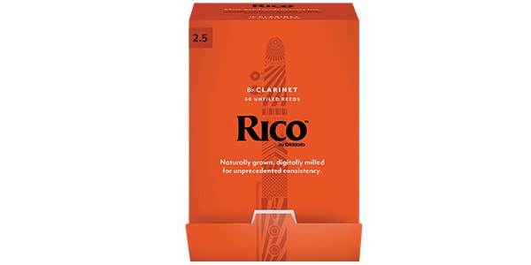 D&#39;Addario Woodwinds / Bb Clarinet Rico 2.5 Individual packs of 50