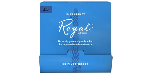 D&#39;Addario Woodwinds / RCB0125-B25 Bb Clarinet Reed Royal 25 pieces