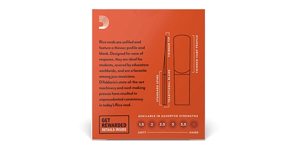D&#39;Addario Woodwinds ( ダダリオウッドウインズ )  / アルトクラリネット リコ 1.5画像3