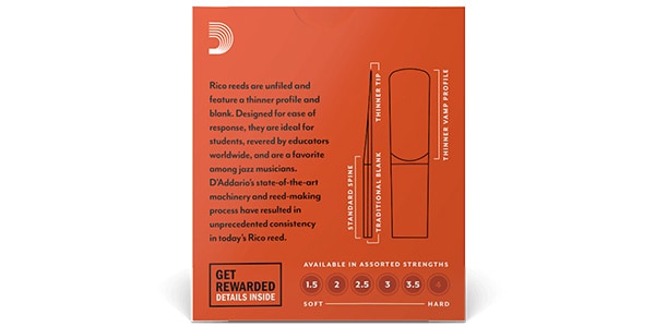 D&#39;Addario Woodwinds ( ダダリオウッドウインズ )  / アルトクラリネット リコ 2.0画像3
