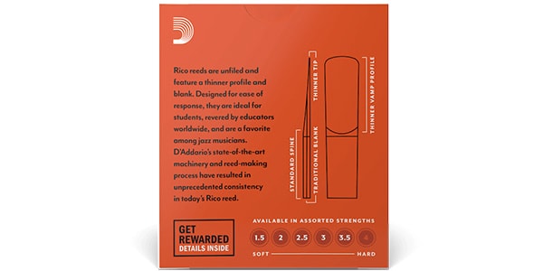 D&#39;Addario Woodwinds ( ダダリオウッドウインズ )  / アルトクラリネット リコ 2.5画像3