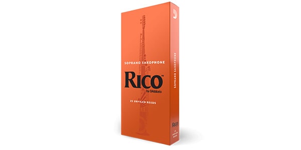 D&#39;Addario Woodwinds / Soprano saxophone reeds Rico 2.0, pack of 25.
