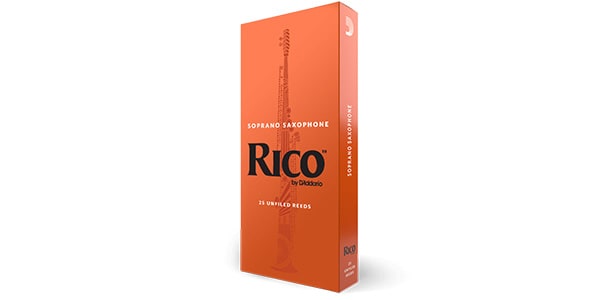 D&#39;Addario Woodwinds / Soprano saxophone reeds Rico 2.5, pack of 25.
