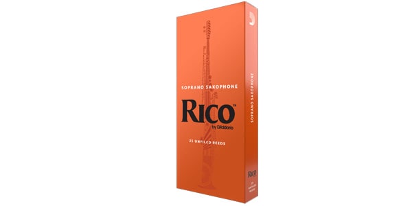 D&#39;Addario Woodwinds / Soprano saxophone reeds Rico 3.5, pack of 25.