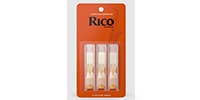 D'Addario Woodwinds Alto saxophone reeds Rico 2.5, pack of 3.