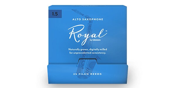D&#39;Addario Woodwinds / Alto saxophone reeds Royal 1.5, pack of 25.