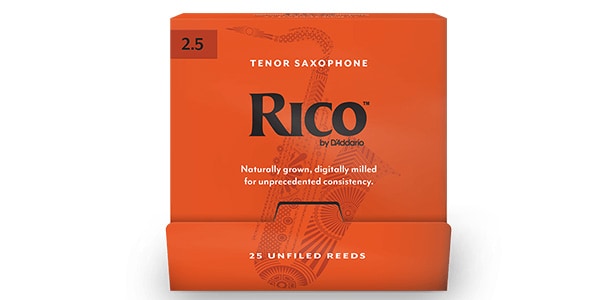 D&#39;Addario Woodwinds / Tenor saxophone reeds Rico 2.5, pack of 25.