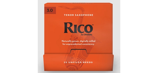D&#39;Addario Woodwinds / Tenor saxophone reeds Rico 3.0, pack of 25.