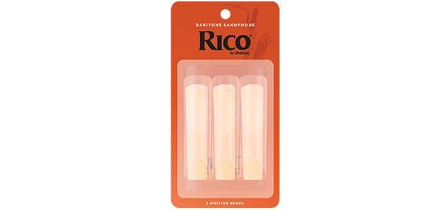 D&#39;Addario Woodwinds / Baritone saxophone reeds Rico 1.5, pack of 3.