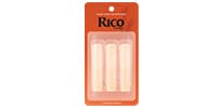 D'Addario Woodwinds / Baritone saxophone reeds Rico 2.5, pack of 3.