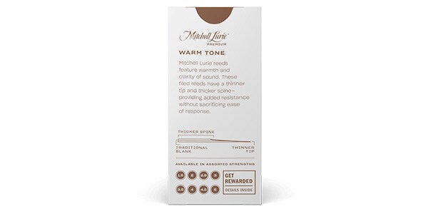 D&#39;Addario Woodwinds / Bb clarinet reed Mitchell Lurie Premium 2.0.画像2