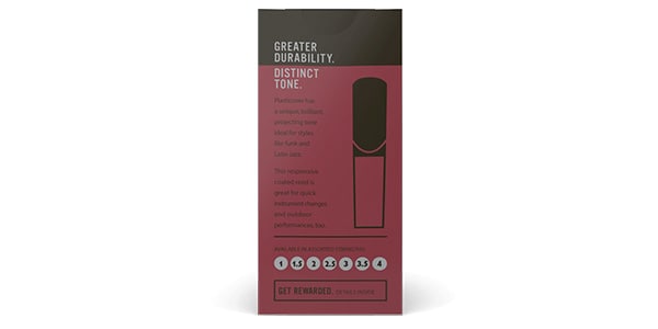 D&#39;Addario Woodwinds / Bb clarinet reed plastic cover 2.5画像2