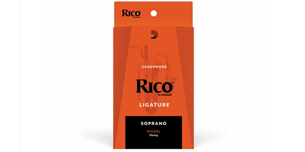 D&#39;Addario Woodwinds / RSS1LN Soprano Saxophone Ligature Rico Nickel画像3