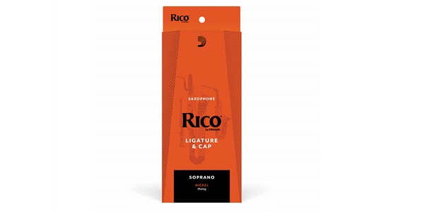 D&#39;Addario Woodwinds / RSS1N Soprano Saxophone Ligature Rico Nickel with Cap画像3