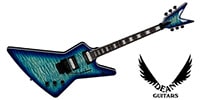 DEAN GUITARS Z Select Floyd Quilt Top Ocean Burst