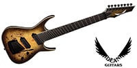 DEAN GUITARS Exile Select 8 Multiscale Kahler SNBB