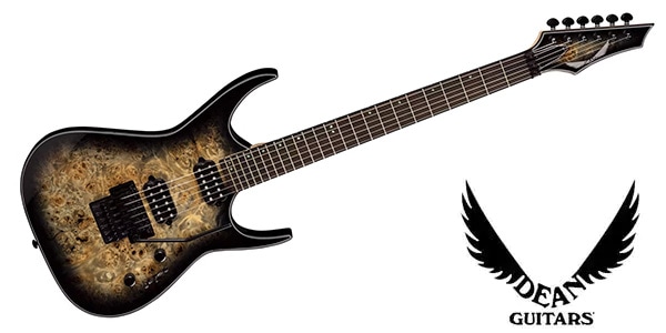 DEAN GUITARS / Exile Select Floyd Fluence Natural Black Burst