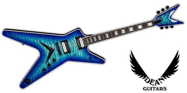 DEAN GUITARS / ml select quilt top ocean burst