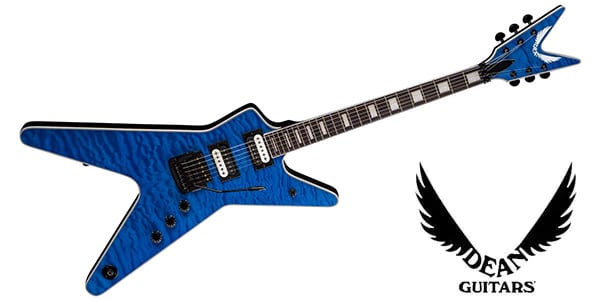 DEAN GUITARS / ML Select 24 Kahler Quilt Top Trans Blue