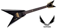 DEAN GUITARS / Vengeance Karl Sanders 7 String Trans Black