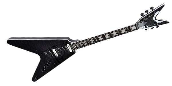 DEAN GUITARS / V Select Quilt Top Trans Black画像3