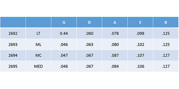 DEAN MARKLEY ( ディーンマークレー ) / DM2694 SR2000 5-Bass Medium Custom 画像2