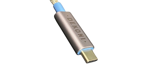 Dekoni Audio ( デコニ・オーディオ )  / アンサンブルケーブル・オーディオ側シルバーUSB-C/130画像2