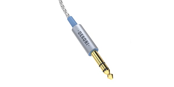 Dekoni Audio / Ensemble Cables HP-Split 6.35mm-52” Silver画像2