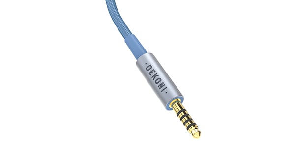 Dekoni Audio ( デコニ・オーディオ )  / Ensemble Cables HP-Split 4.4mm-64” ブルー画像2