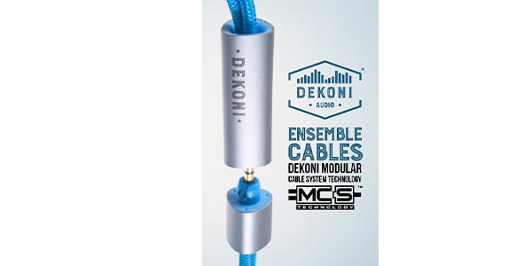 Dekoni Audio / Ensemble Cables Y-Split 3.5mm Blue画像6