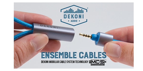 Dekoni Audio / Ensemble Cables Y-Split 3.5mm Blue画像7