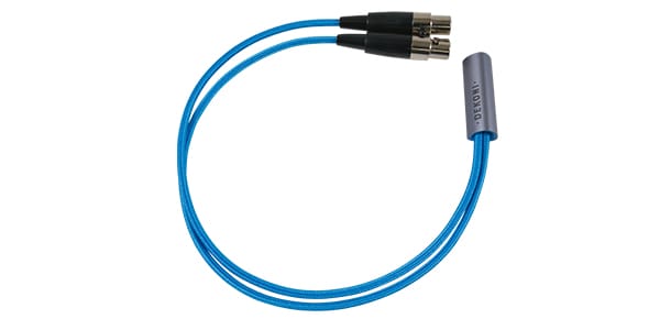 Dekoni Audio / Ensemble Cables Y-Split Mini XLR Blue